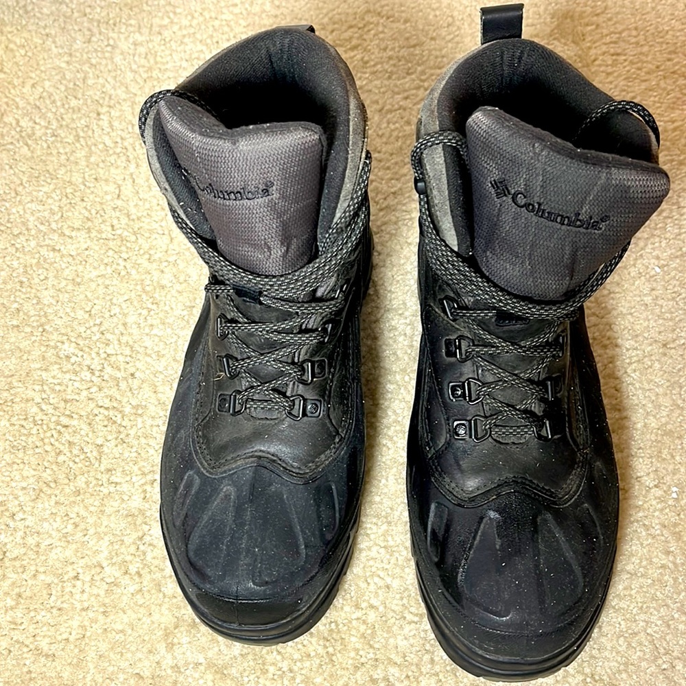Columbia waterproof boots.